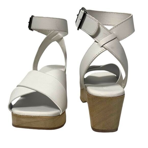 NWT EVERLANE The Clog Sandal White Leather 7 - Picture 2 of 11